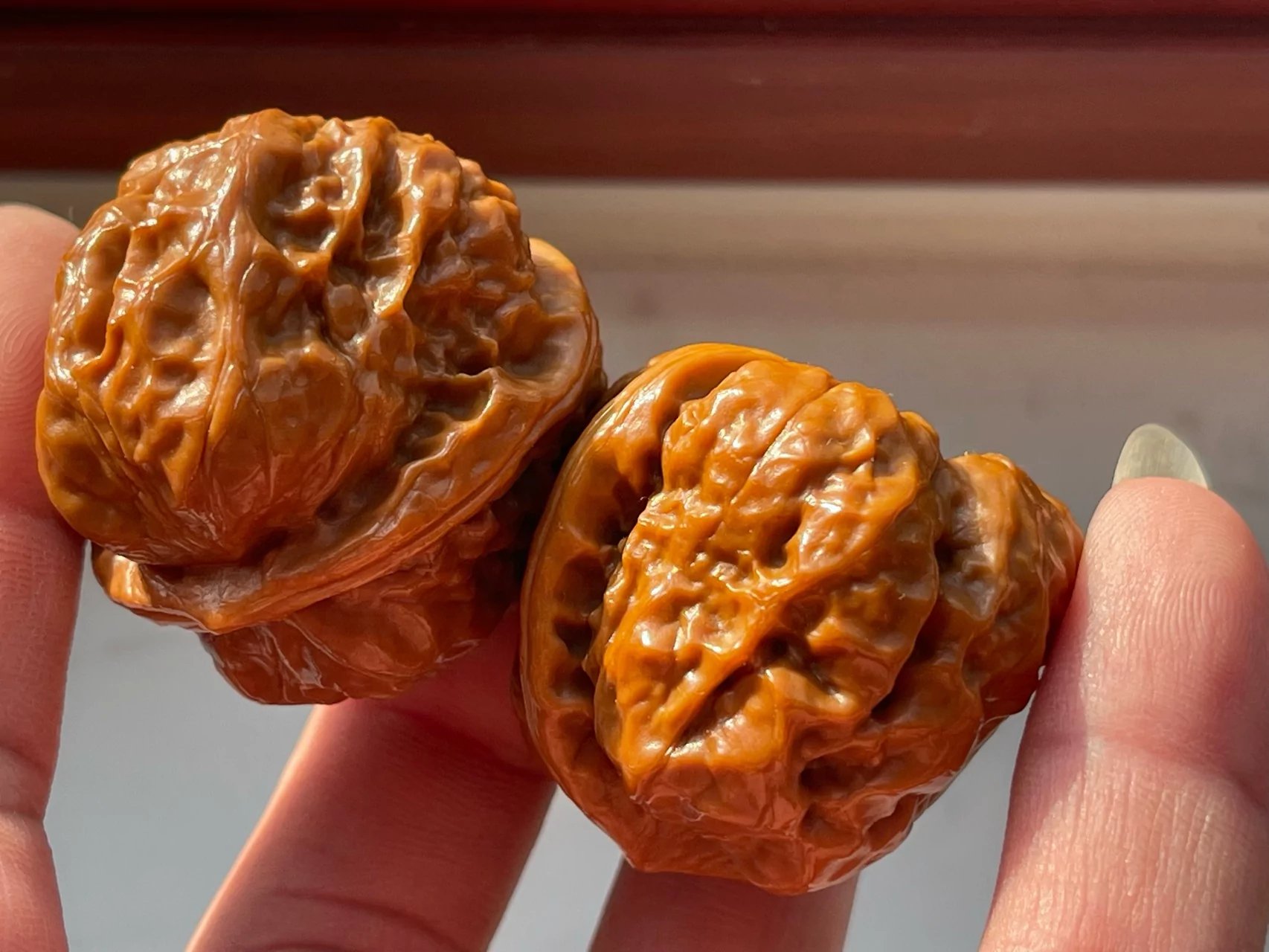 文玩核桃链接  蛤蟆头  宫灯苹果园