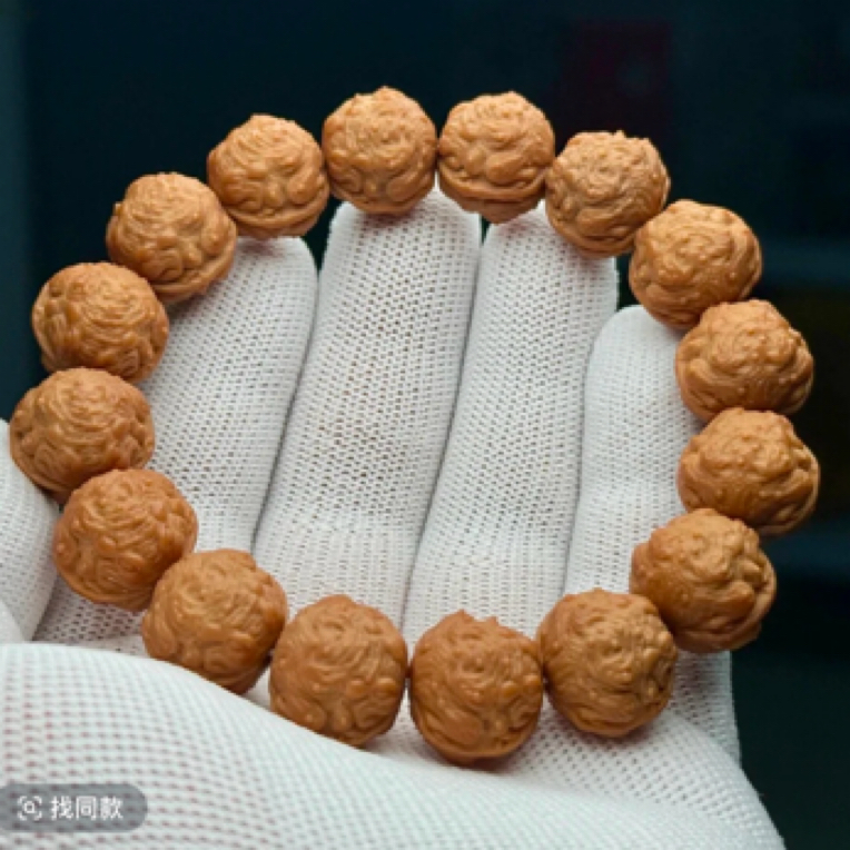 麒麟蟾王尺寸卡16左右猴头核桃