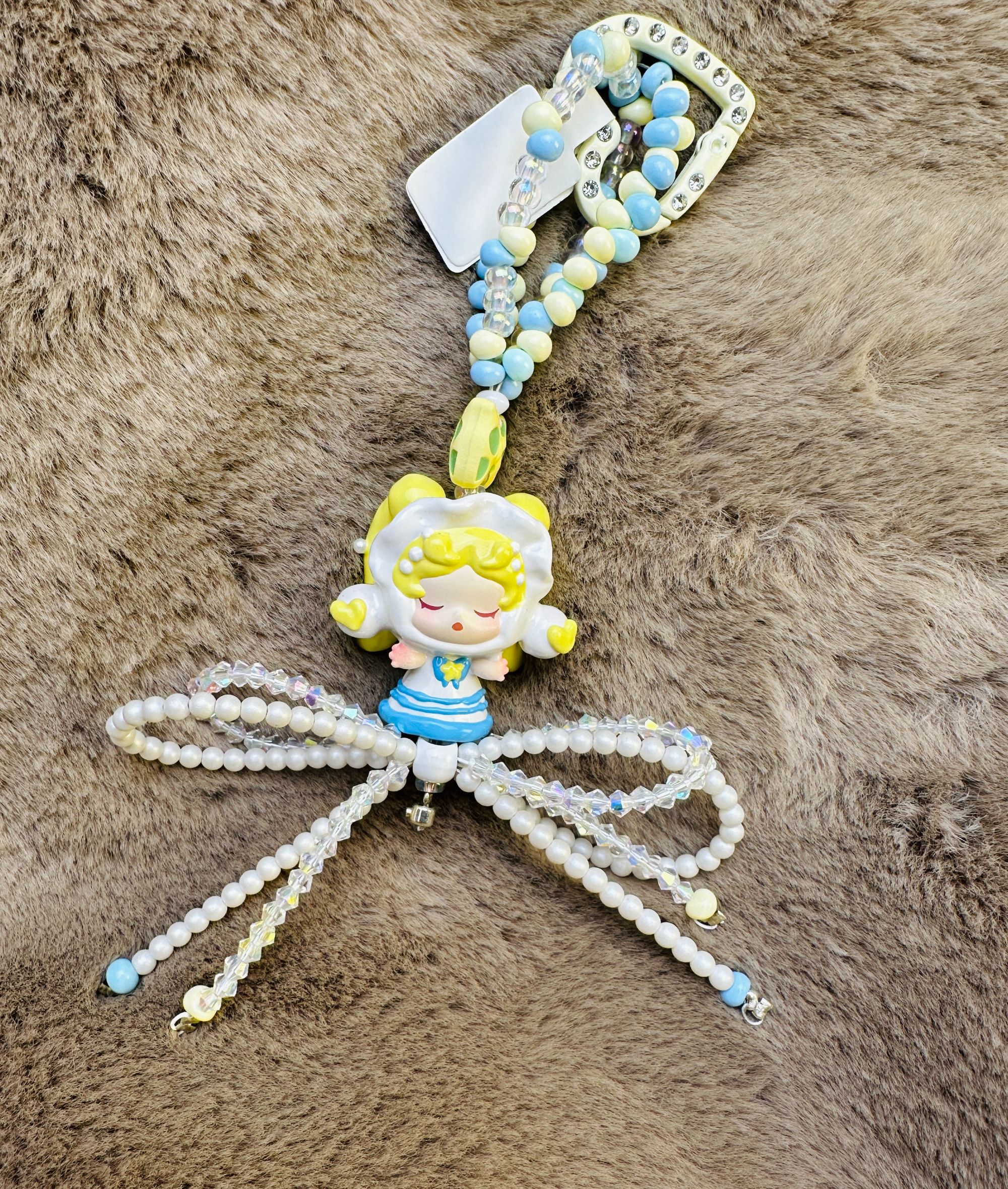 可爱创意手机链挂件手工串珠DIY饰品挂饰女款情侣ins短款卡通