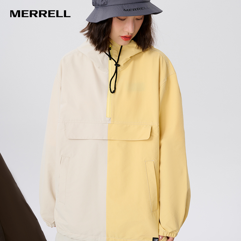 MERRELL迈乐xALC联名情侣潮流梭织外套撞色套头轻量夹克上衣男女