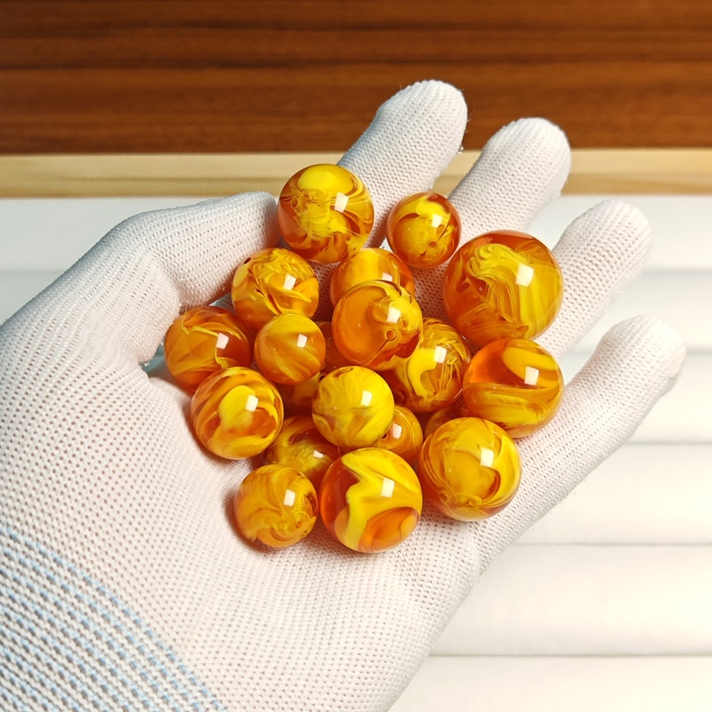 【二代精选】妖孽金花圆珠散珠DIY配饰配件