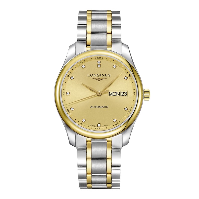 99新 Longines/浪琴 名匠755/机械/金盘钻刻/表径38.5mm/男士腕表