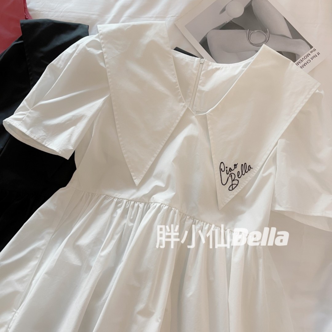 【胖小仙】茉莉慕斯 娃娃领连衣裙