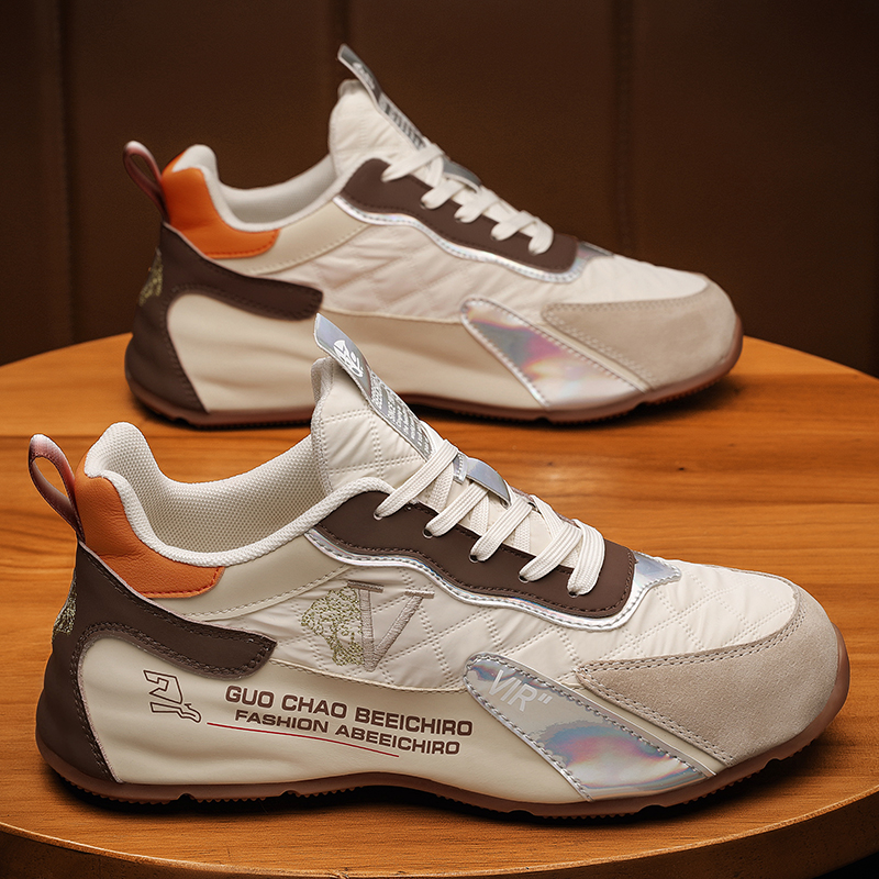 欧洲站男鞋个性四季百搭透气休闲鞋增高运动老爹鞋情侣时尚运动鞋