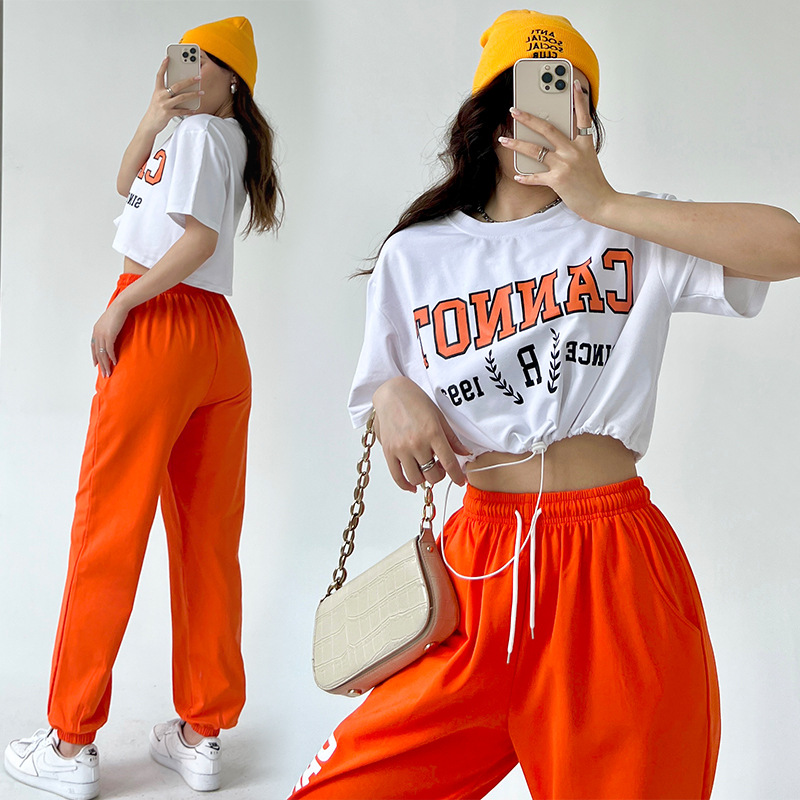 批发爵士舞衣服穿搭套装夏天运动时尚新款韩版jazz女装跳舞练功服