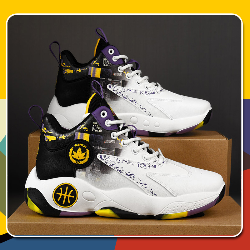 【小扬哥推荐】2024早春休闲男鞋青少年运动加绒体育生篮球高帮跑步