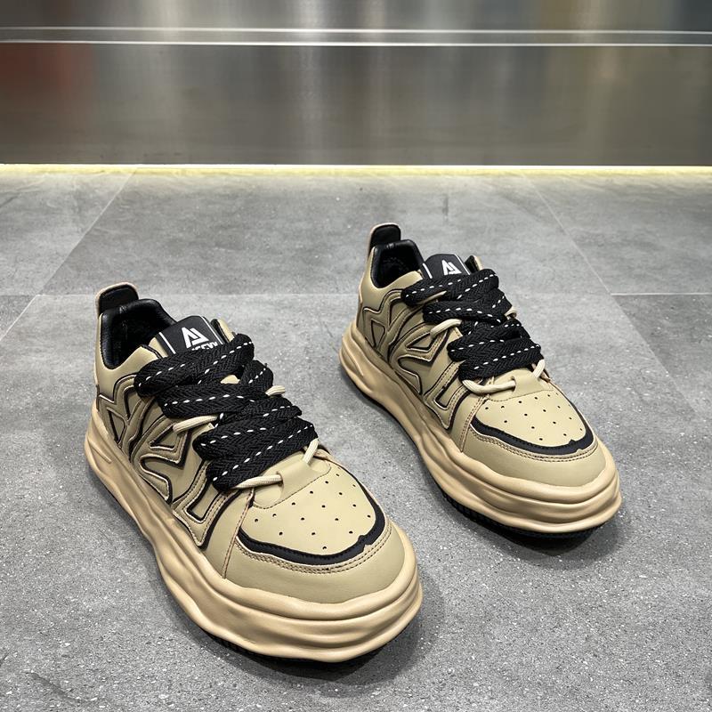 【小扬哥推荐】2024秋冬板鞋新款面包底低帮时尚休闲潮流厚底透气经