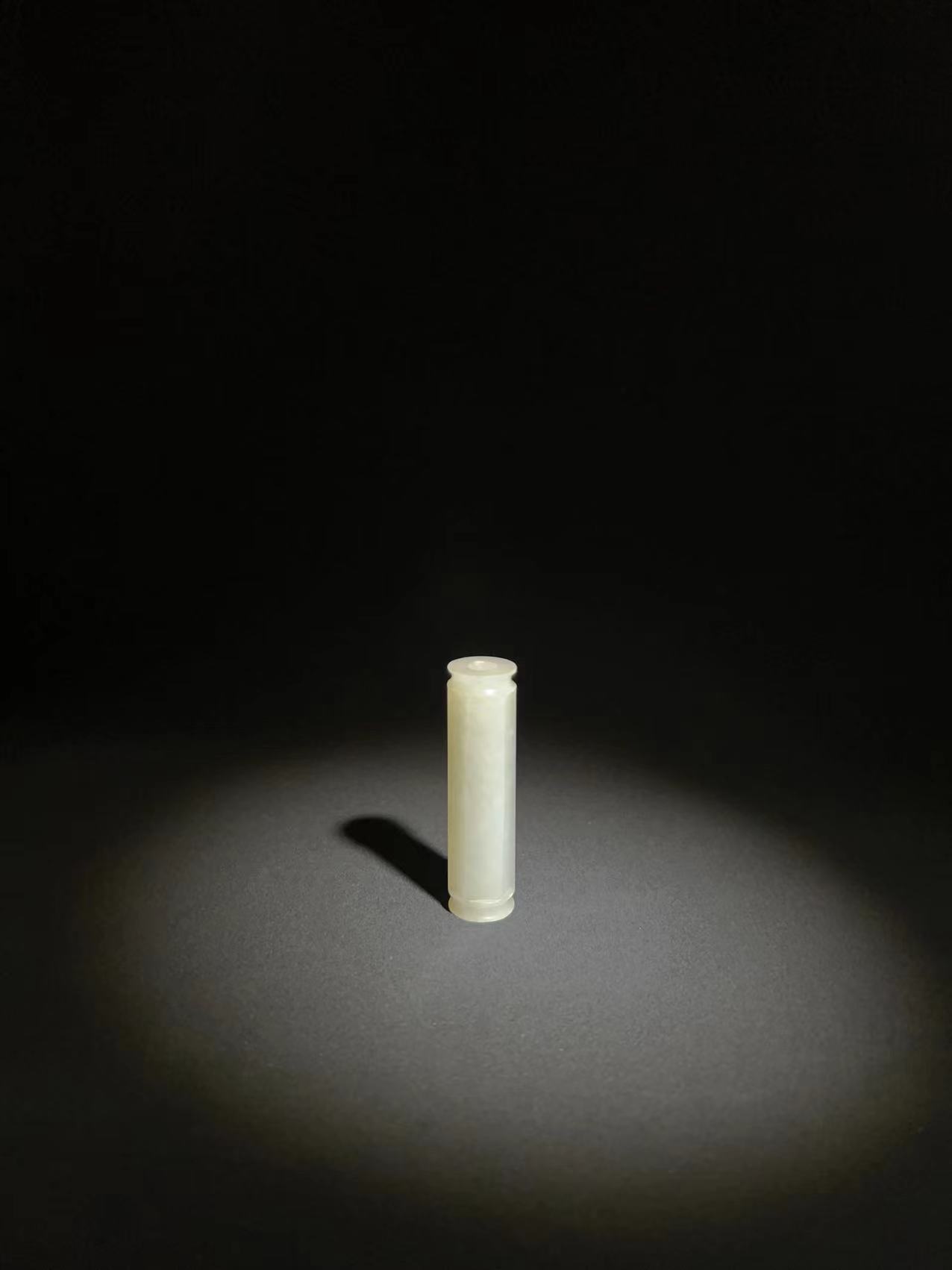 和田玉六棱玉勒子