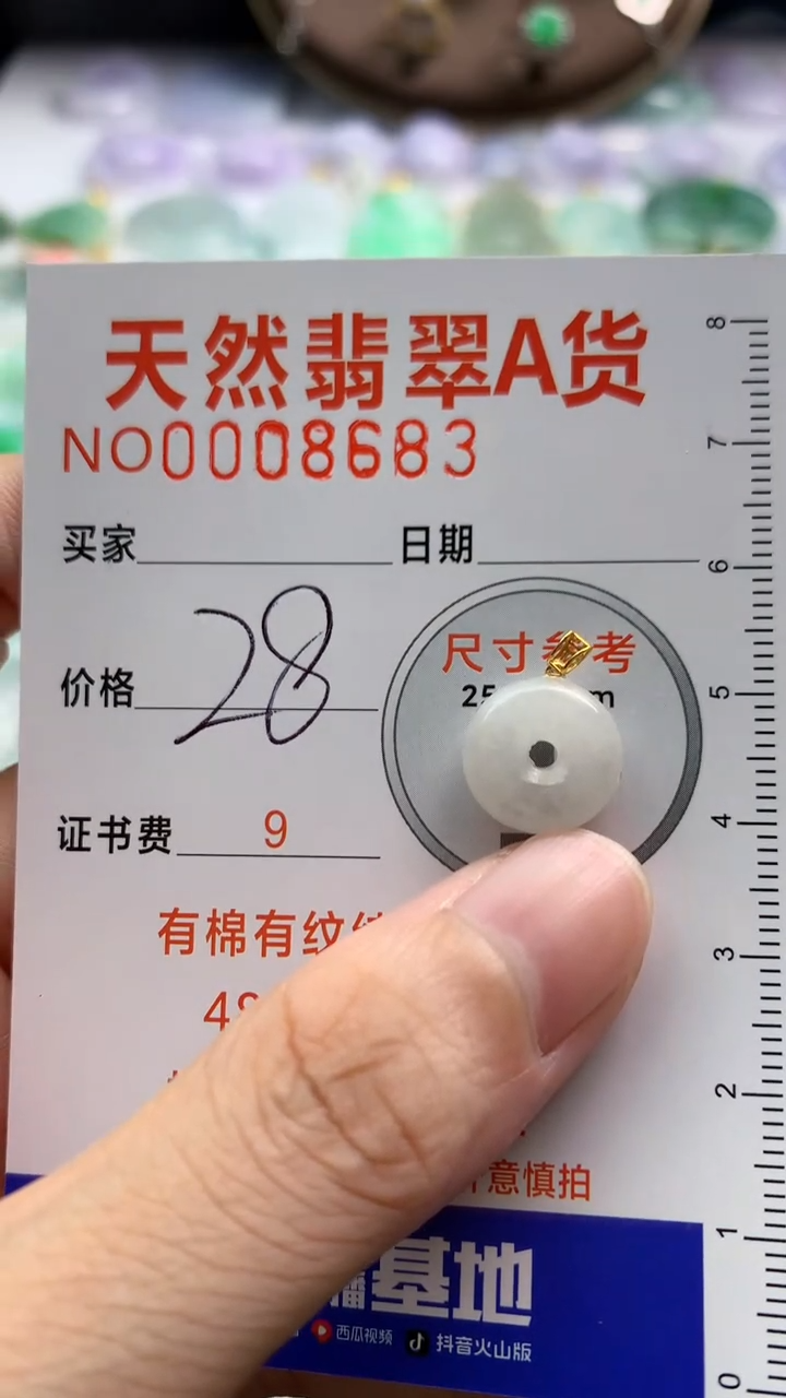 【闪购商品】翡翠颈饰18K金镶嵌28