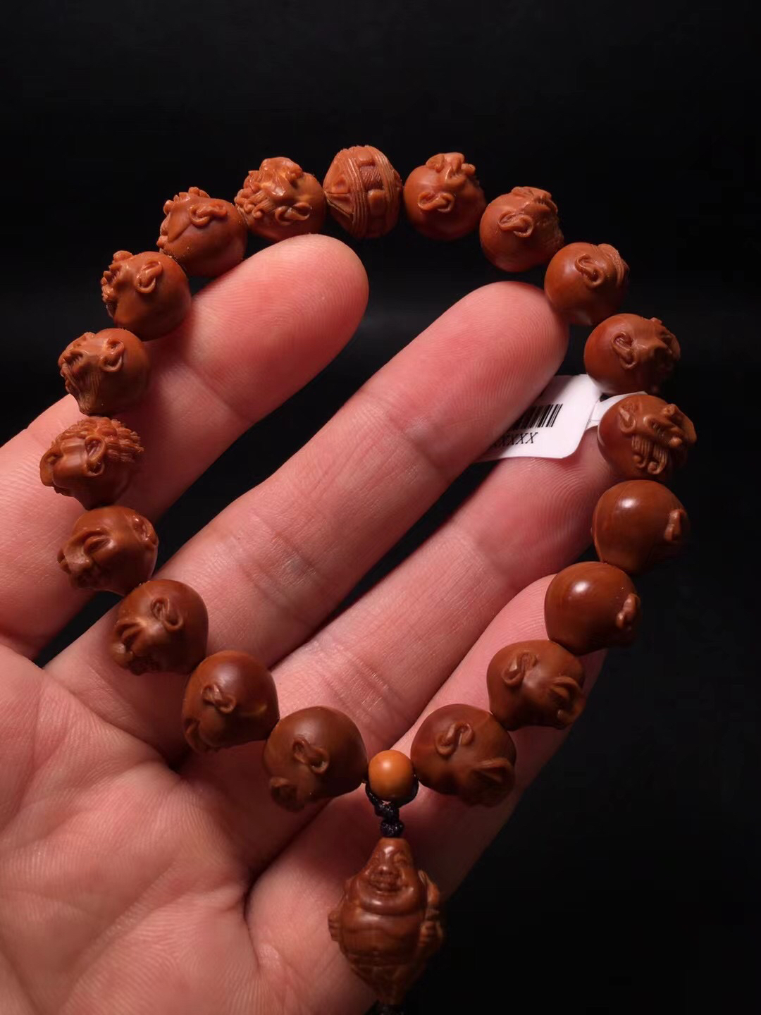 【小籽罗汉】苏工精品文玩橄榄核雕1.15*1.1