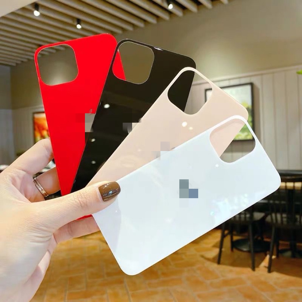 适用苹果iPhone14改色后膜13背膜11/XR/XS钢化玻璃12贴膜xsmax保