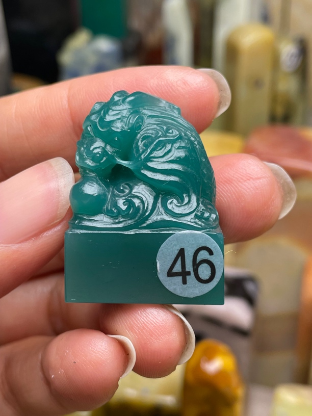 寿山石（雅安绿2.3/1.5/3.2