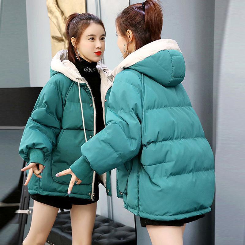 反季清仓冬装韩版服女2023短款宽松学生面包服袄加厚衣外套G