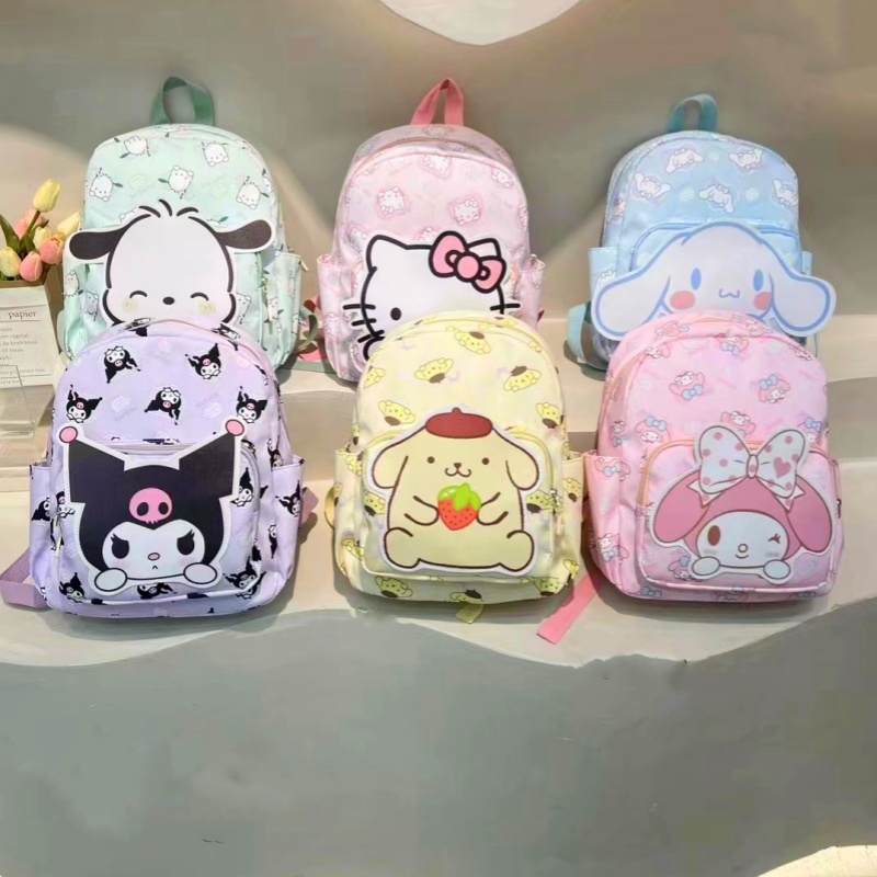 潮流可爱休闲包大学生百搭上课包出游包女孩美乐蒂轻便时尚双肩包