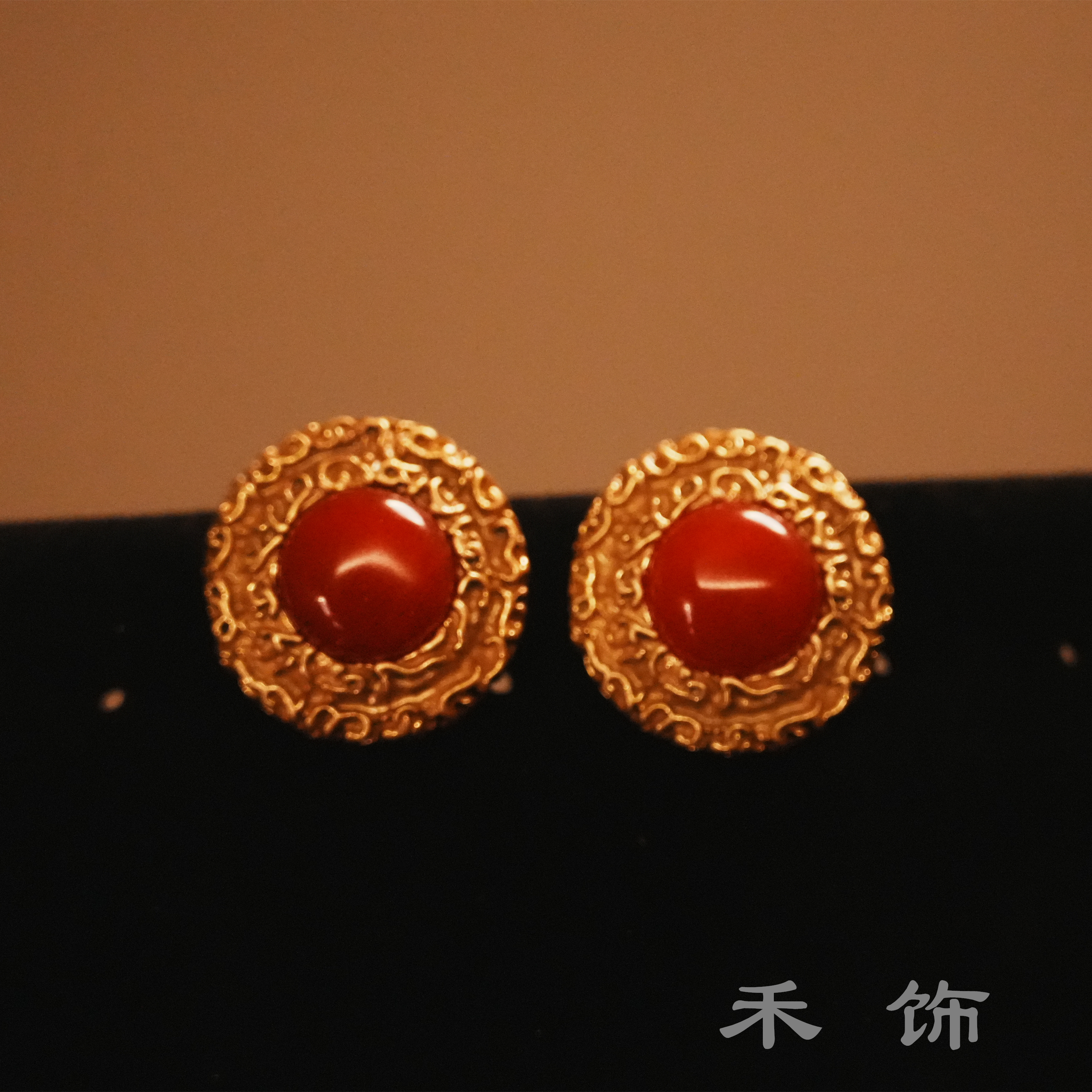 合金耳饰 【禾饰Vintage】高级轻奢ll 属于你的美 时尚百搭 3R20