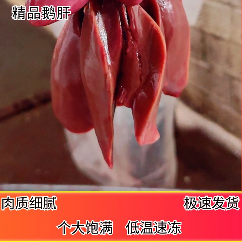 大鹅肝净重5斤中通包邮