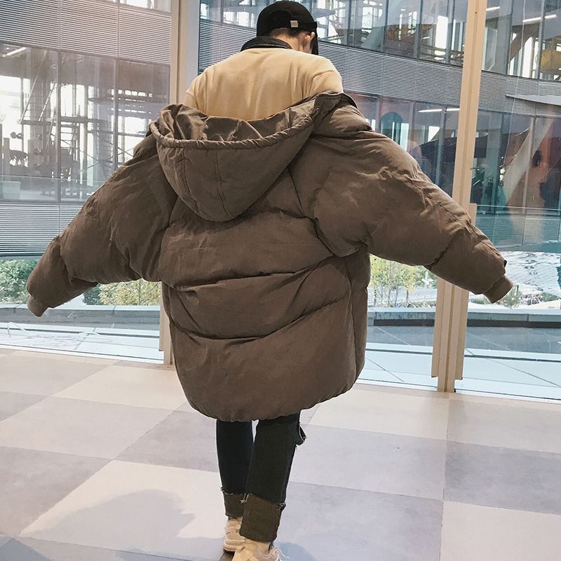 波司豋2023新款羽绒服服冬季加厚棉袄男士中长款面包服连帽棉衣加