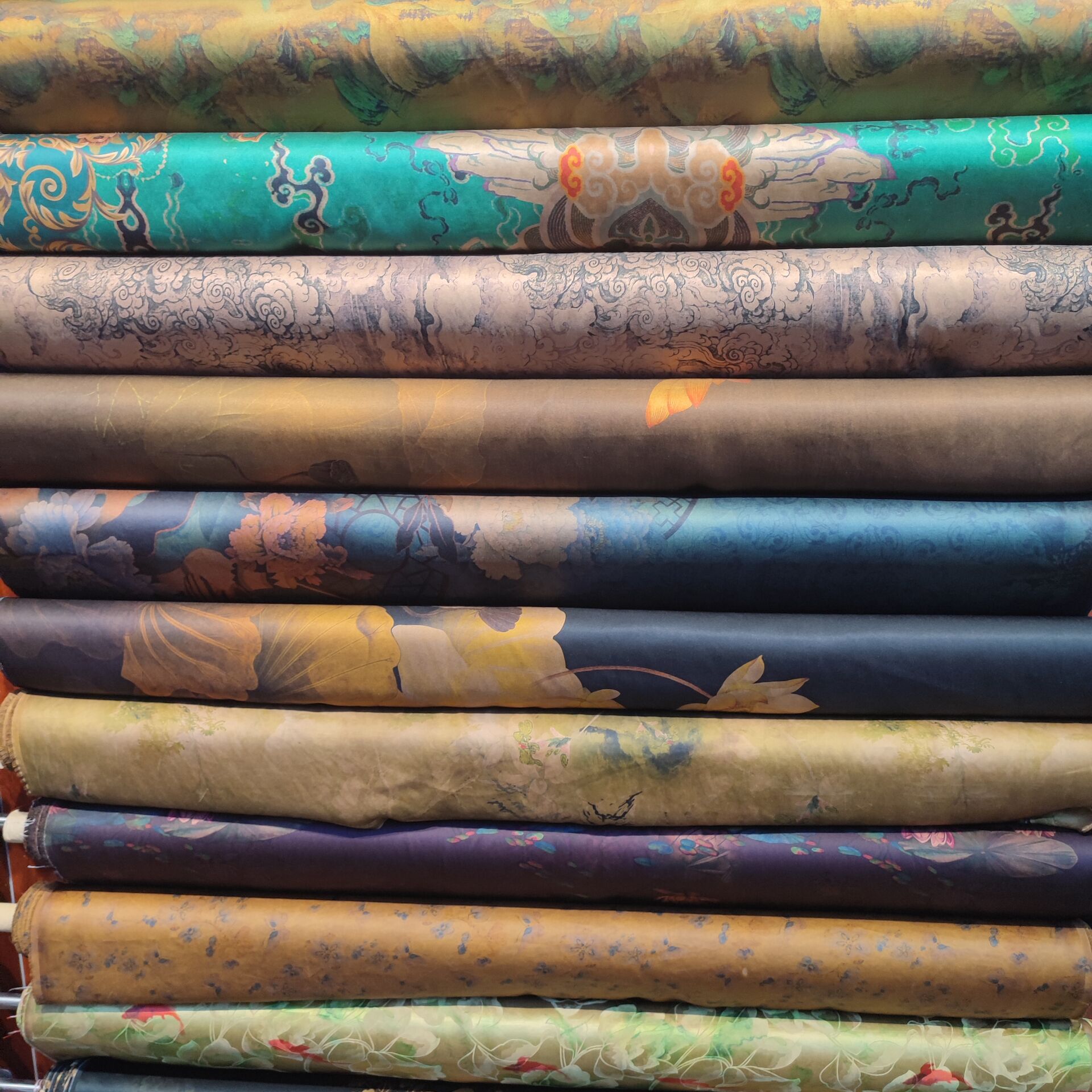 2号链接1米桑蚕丝香云纱面料 不支持七天无理由