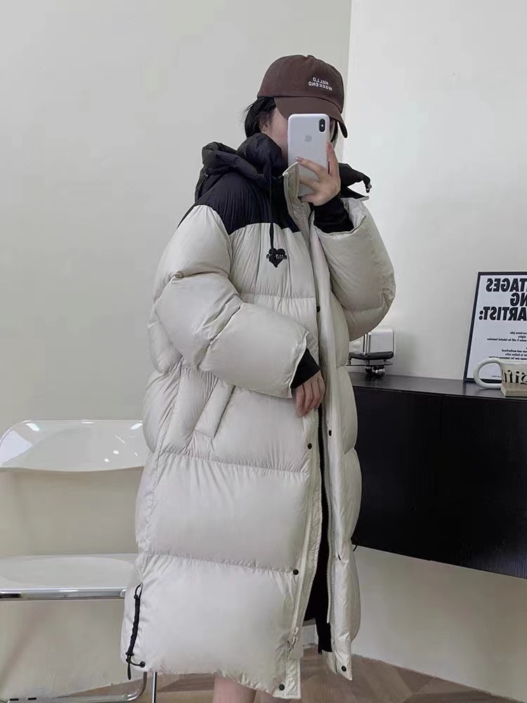 2024新款90绒羽绒服冬季白鸭绒长款轻奢简洁韩版加厚情侣长宽短款