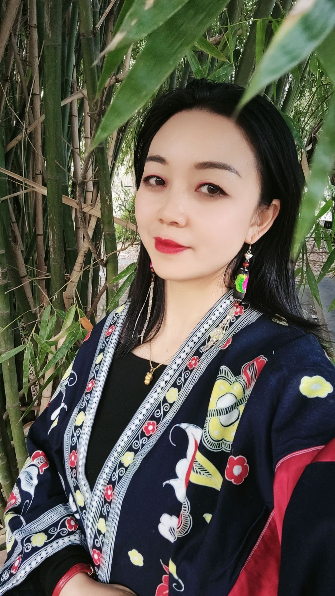 红花苗全手工蜡染衣服