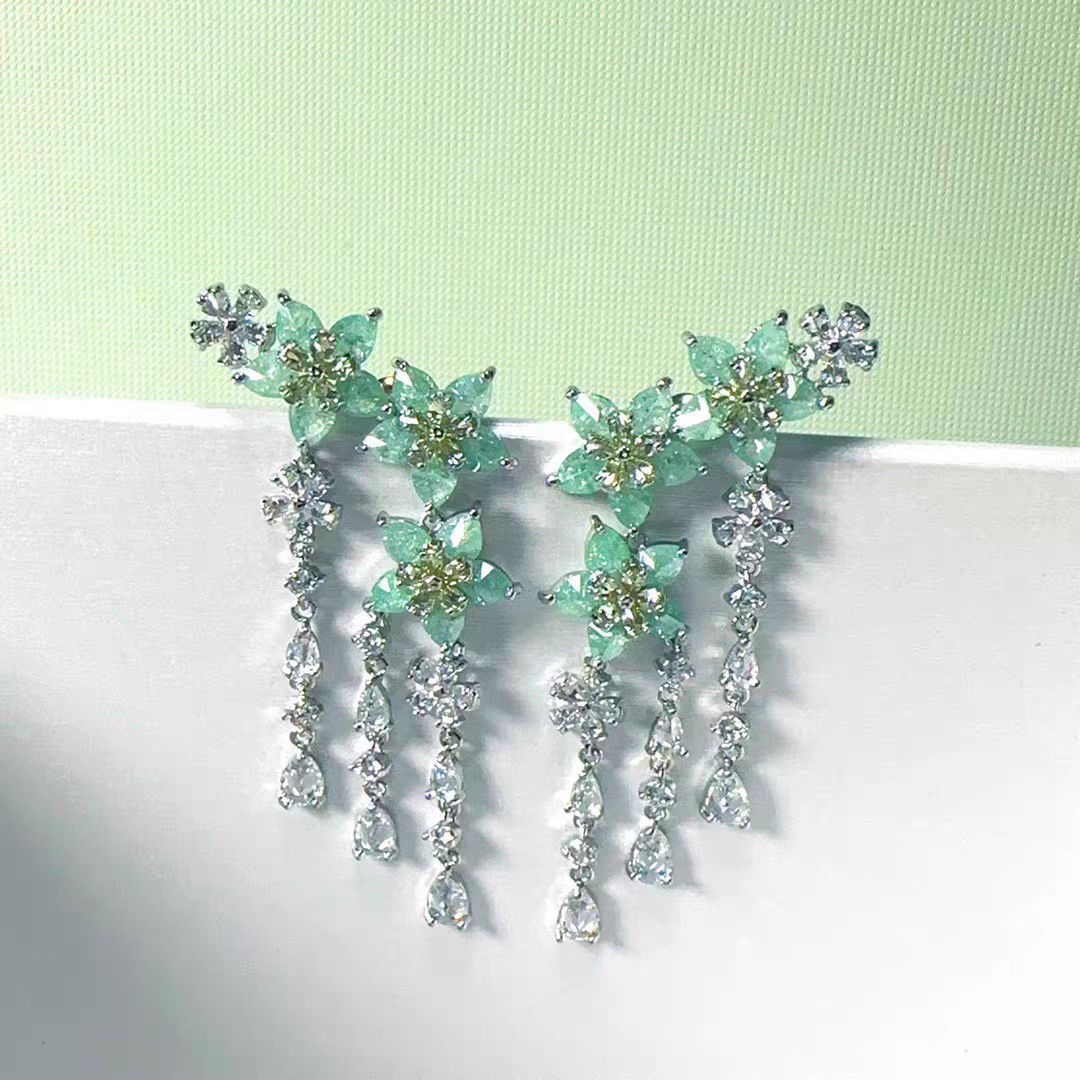 合金合成锆石耳饰 L2.9~L400新品耳饰直播间选款专用链接