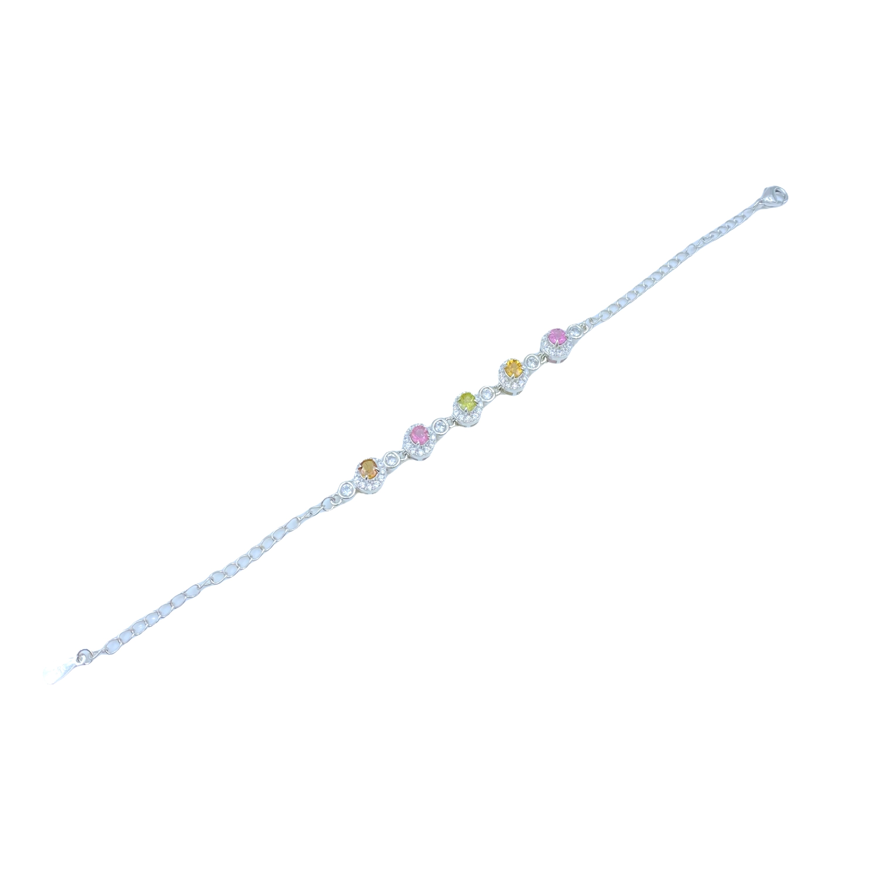 碧玺蛋面手链C241X