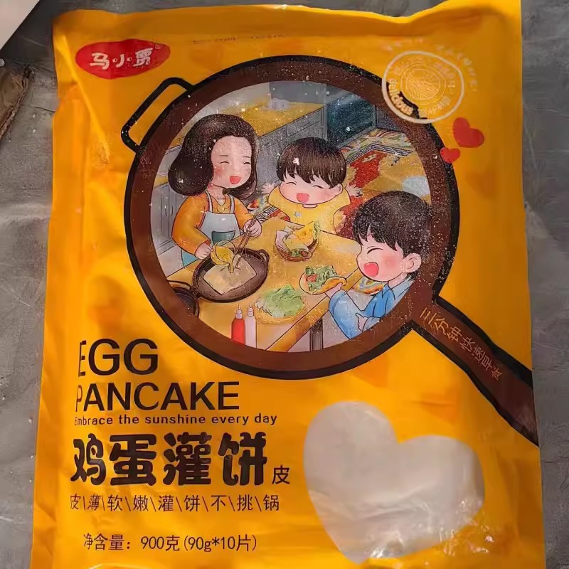 【马小贾】鸡蛋灌饼胚 90克*10张/包