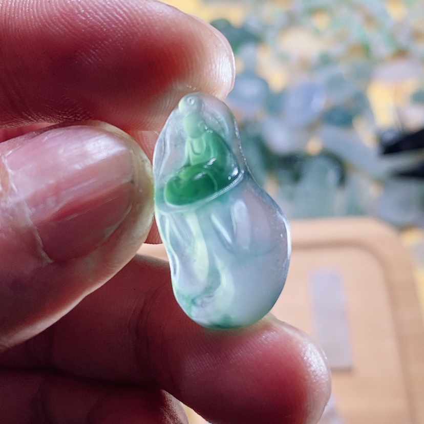 【闪购商品】翡翠手链未镶嵌?***菜
