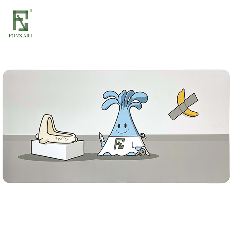 原创艺术《泛小肆》系列鼠标垫电脑桌垫大号可爱，装饰