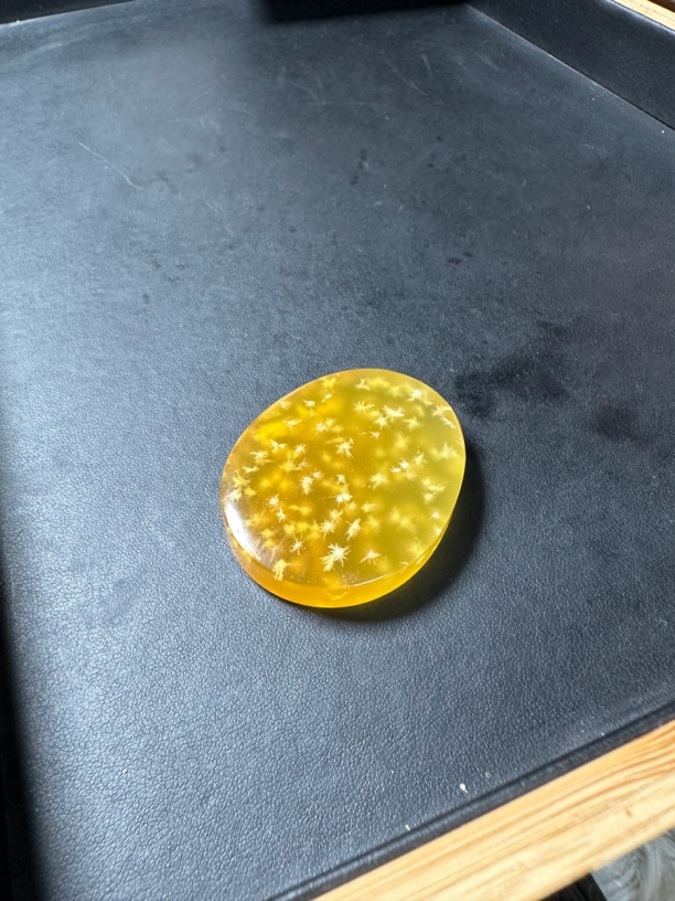 辽阳花玉水草满天星牌子吊坠
