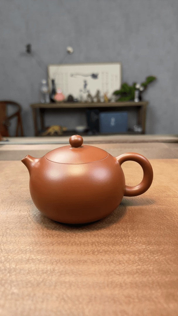 原矿朱泥西施200cc紫砂壶