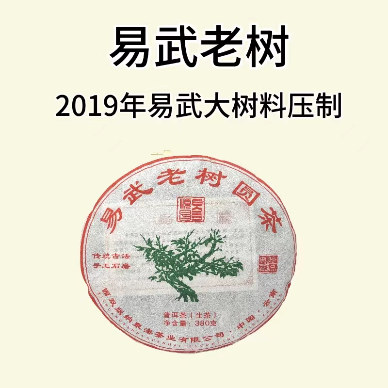 【易武老树】圆茶高山普洱好茶茶汤金黄透亮口感浓郁香甜