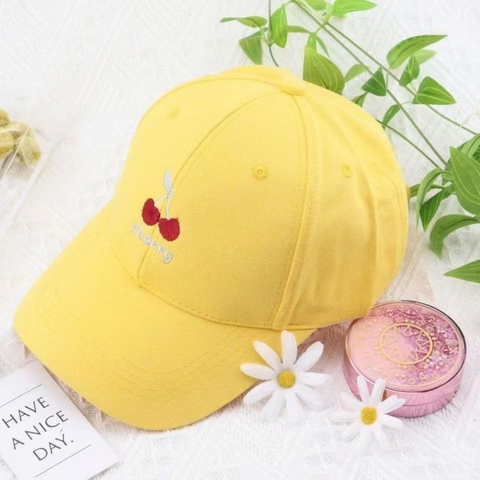 【快乐转】F587鸭舌帽女刺绣花卉简约潮流棒球帽户外出行休闲遮阳