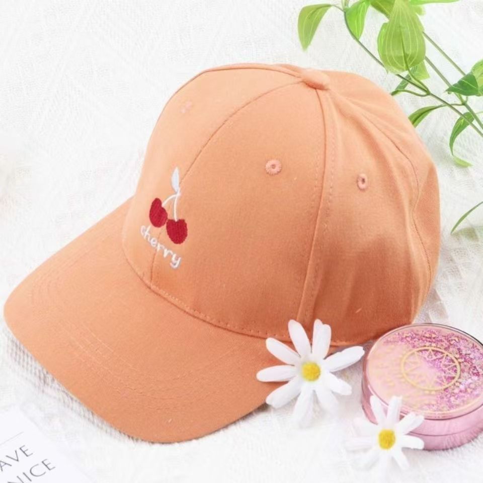 【刚气球】F355大头鸭舌帽女刺绣花卉潮流棒球帽户外出行休闲遮太阳