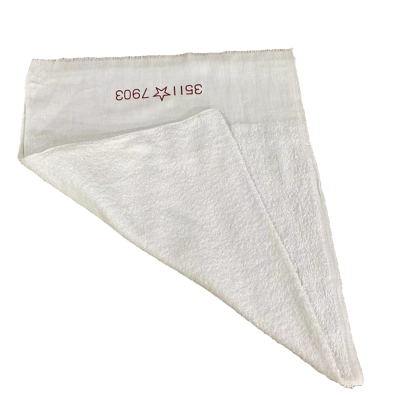 *白毛巾四条装两款可选择带字与不带字柔软家用超大成人