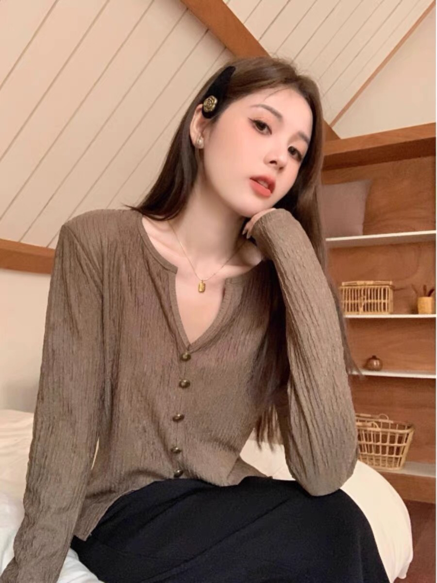 X80193大码打底衫雪纺棉混