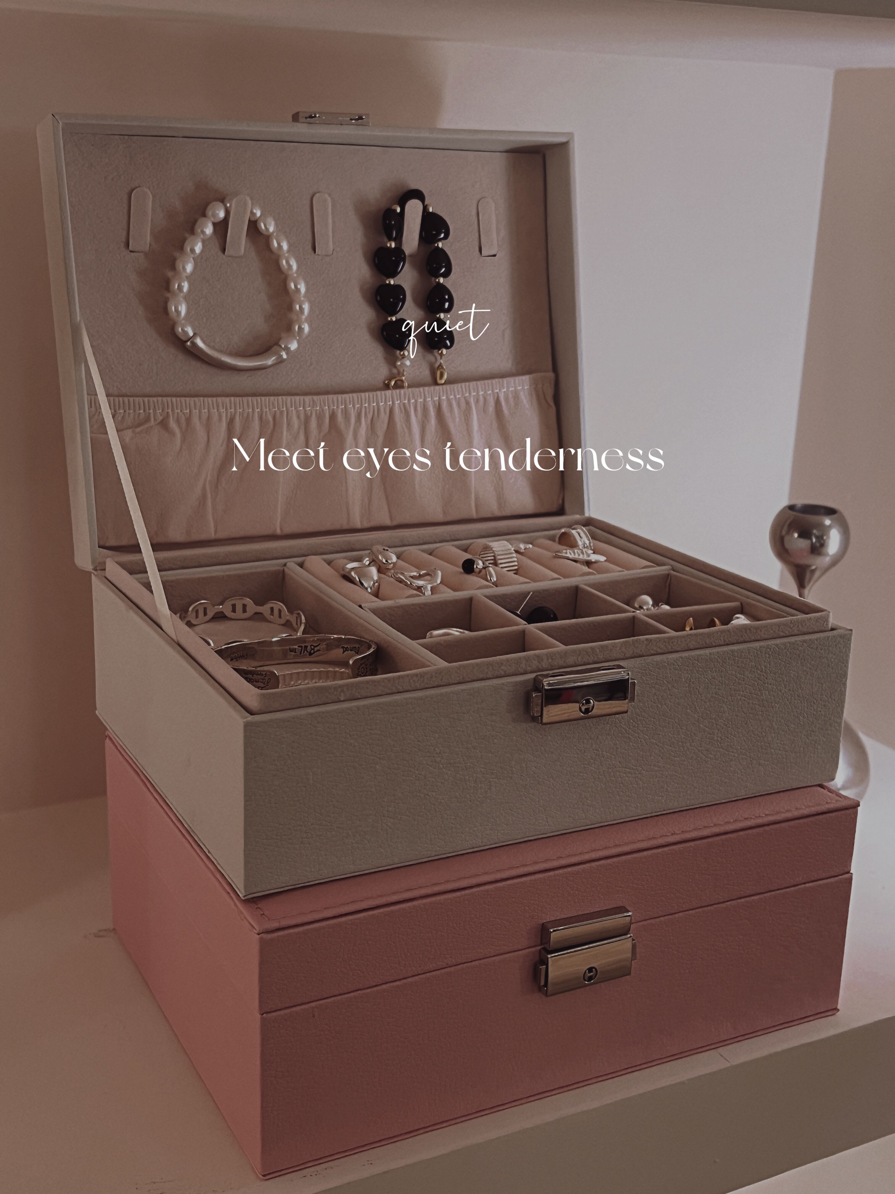 双层首饰盒（颜色随机）