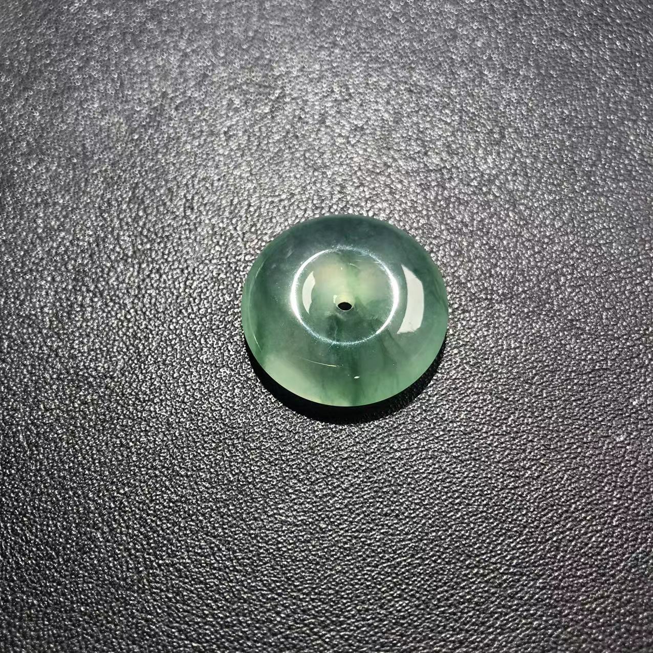 天然翡翠A货 翡翠挂件 平安扣 定制雕刻