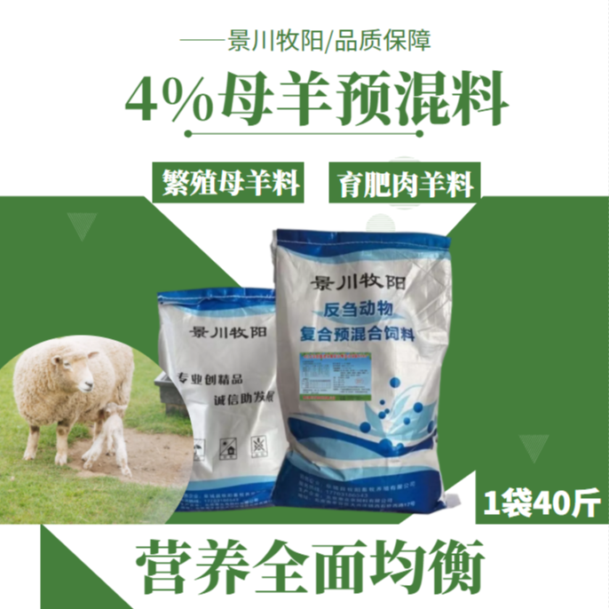 景川牧阳繁殖母羊预混料1袋40斤