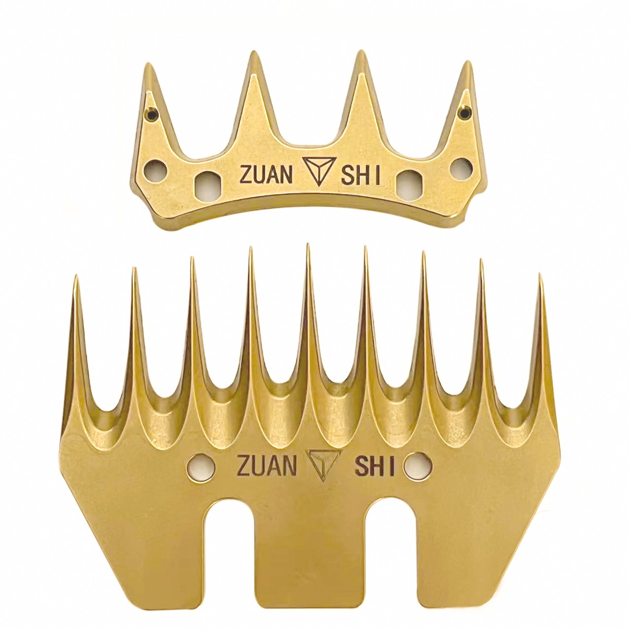 金色耐磨耐用合金钢刀片九直齿刀片