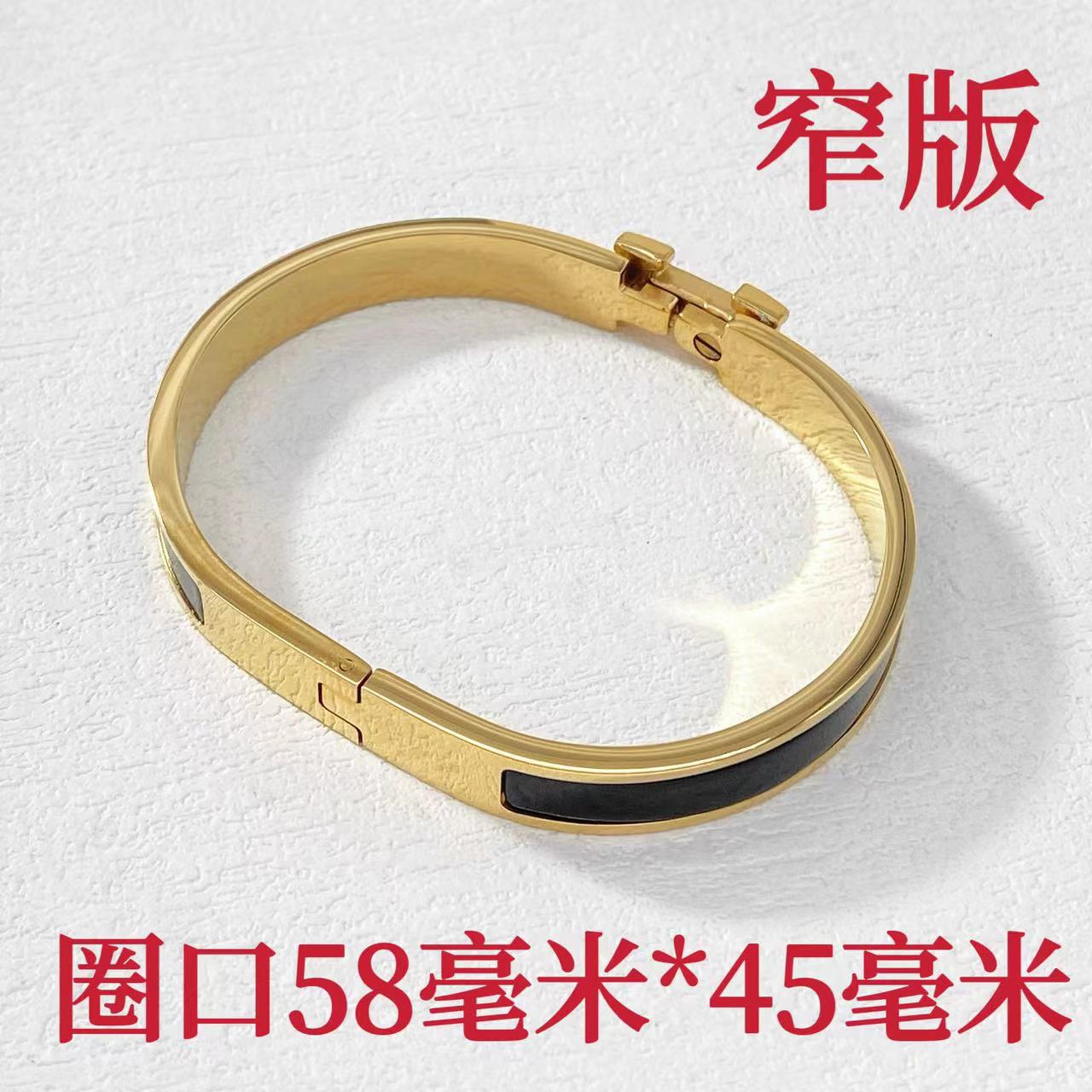 钛钢手镯 木木（QA2780）58毫米*45毫米  手镯