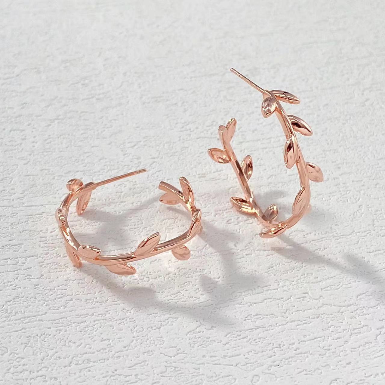 铜合金耳饰 木木（LY2066） 内径22毫米 耳饰