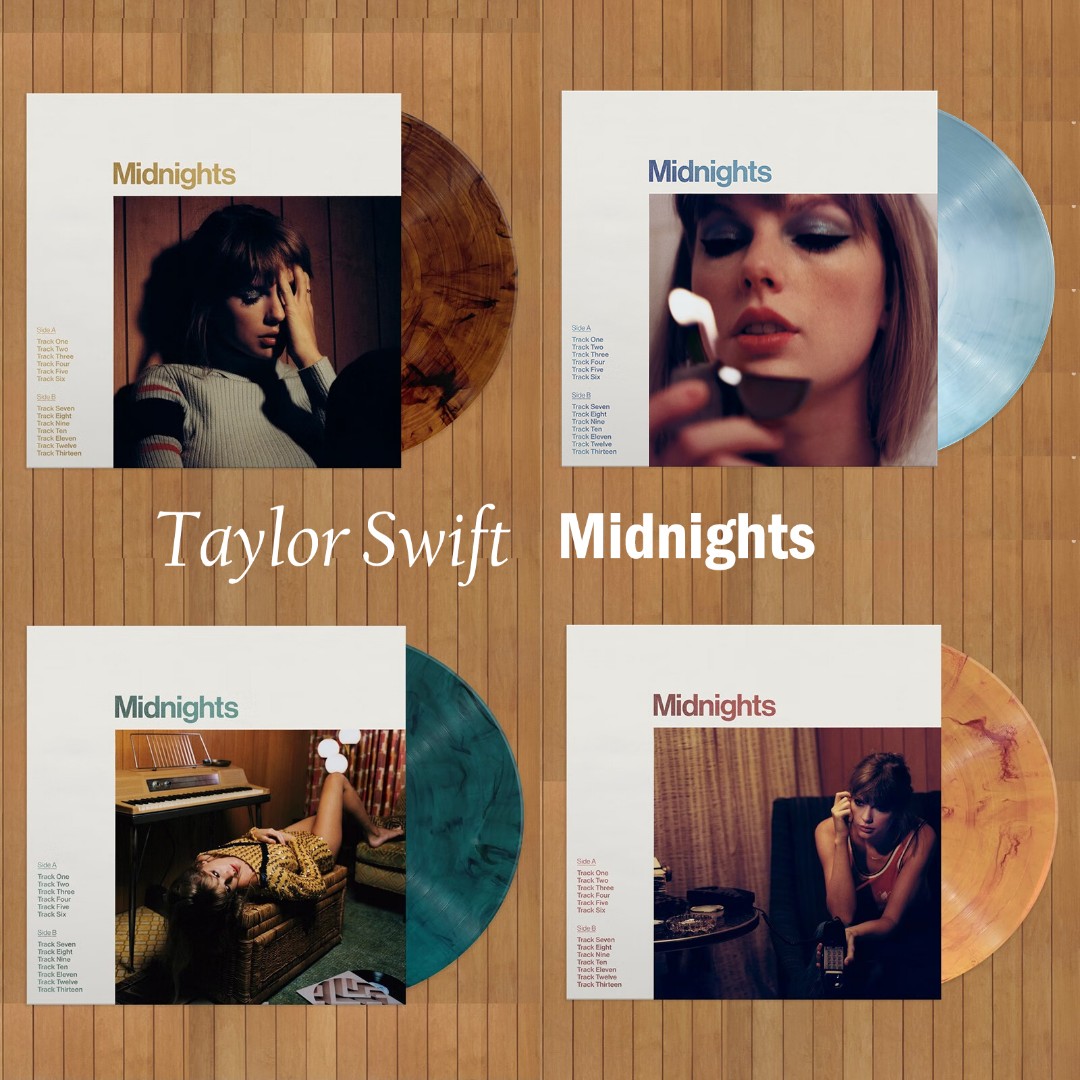 霉霉专辑 Taylor Swift 泰勒·斯威夫特 Midnights LP黑胶唱片
