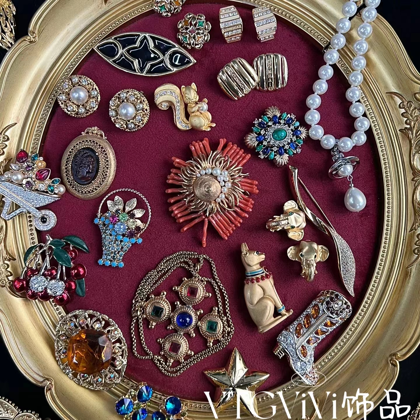 铜合金项链 VTGViVi饰品/中古饰品/时尚复古百搭/02/新款项链合集