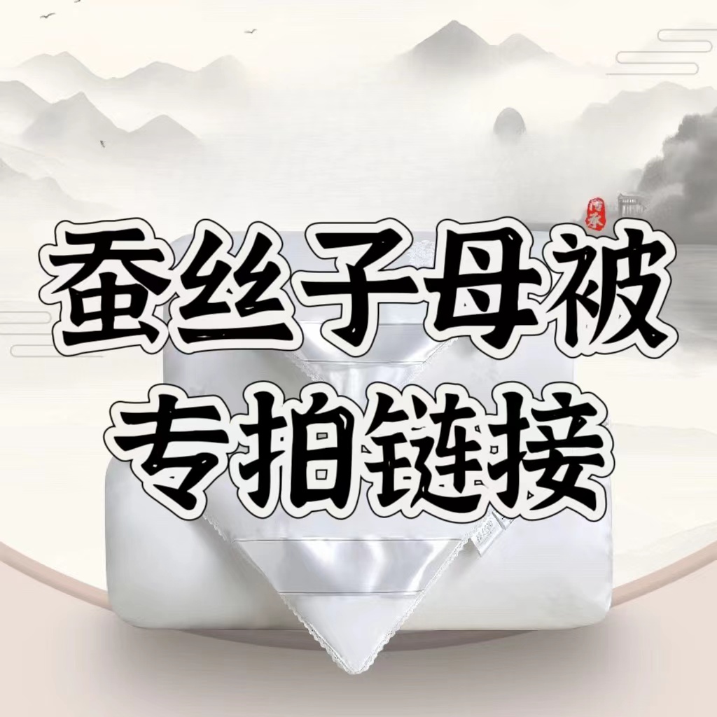 （微瑕孤品）蚕丝子母被100%蚕丝被 孤品  捡漏1