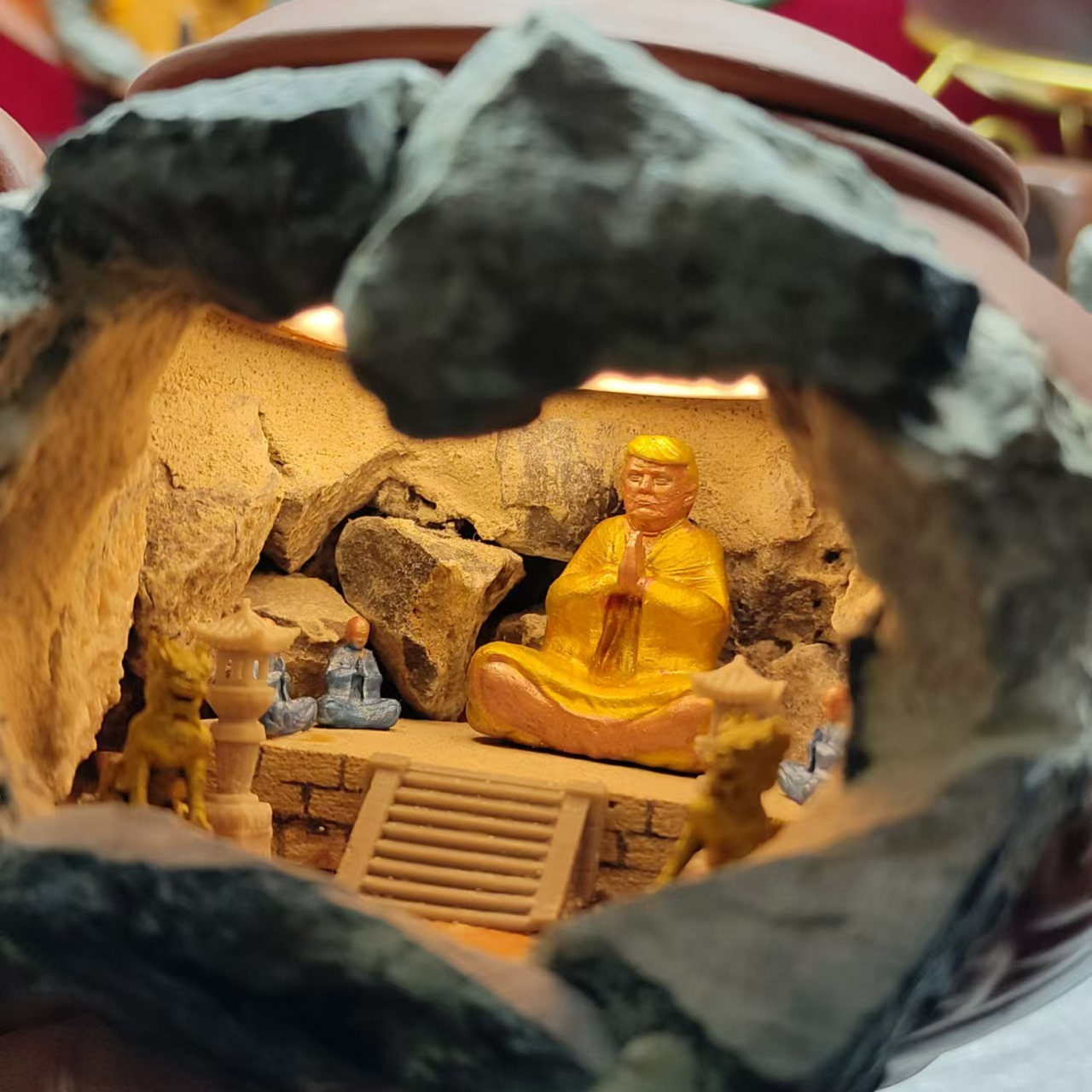 微观造景微缩景观摆件桌面造型茶壶造型