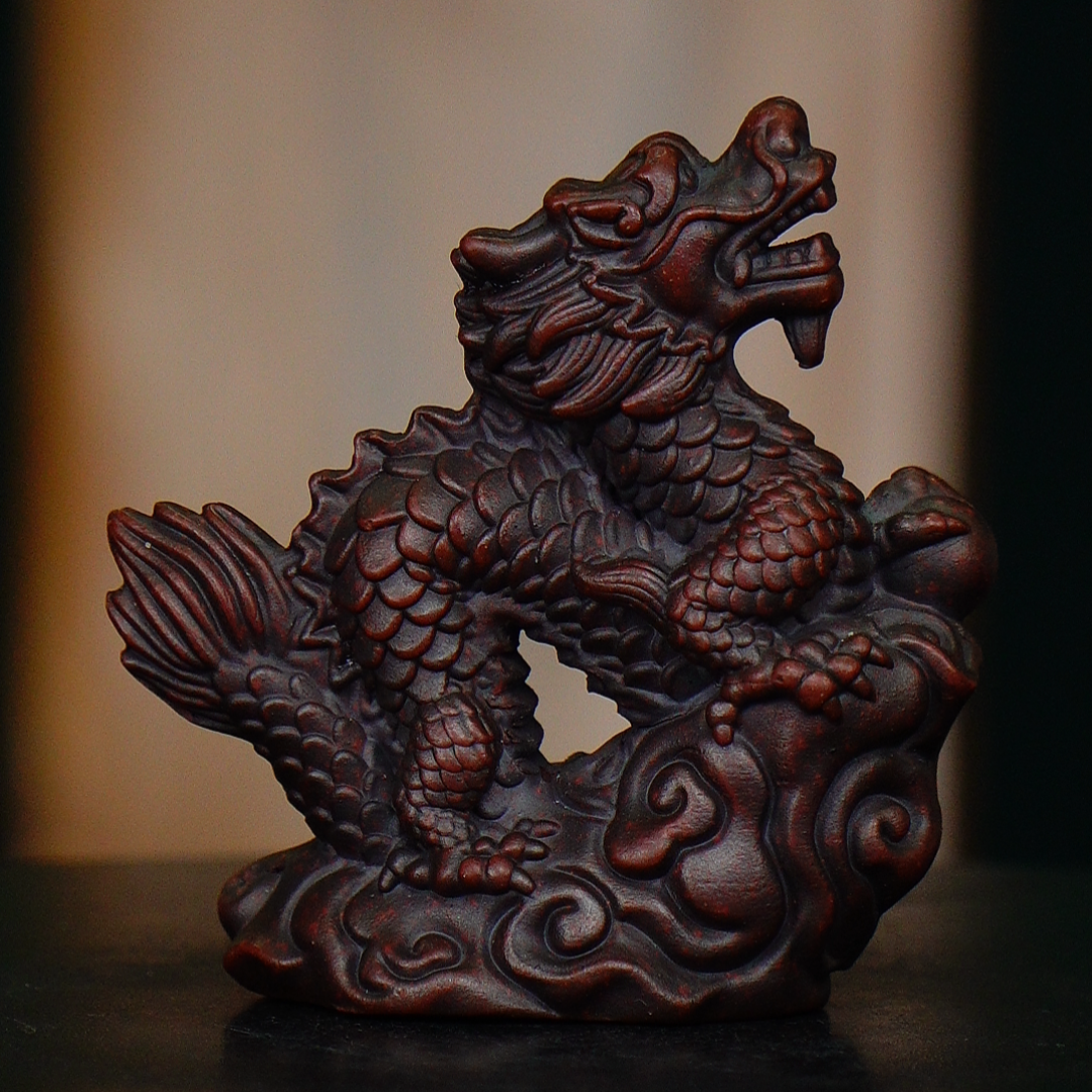 宜兴紫砂 紫 龙行天下