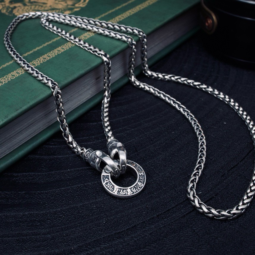 链子925银 【孙小禹银饰】纯银万能环链条 可以直接搭配吊坠 