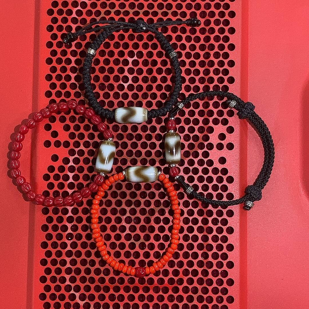 千王｜全玉化牙牙手串玛瑙材质