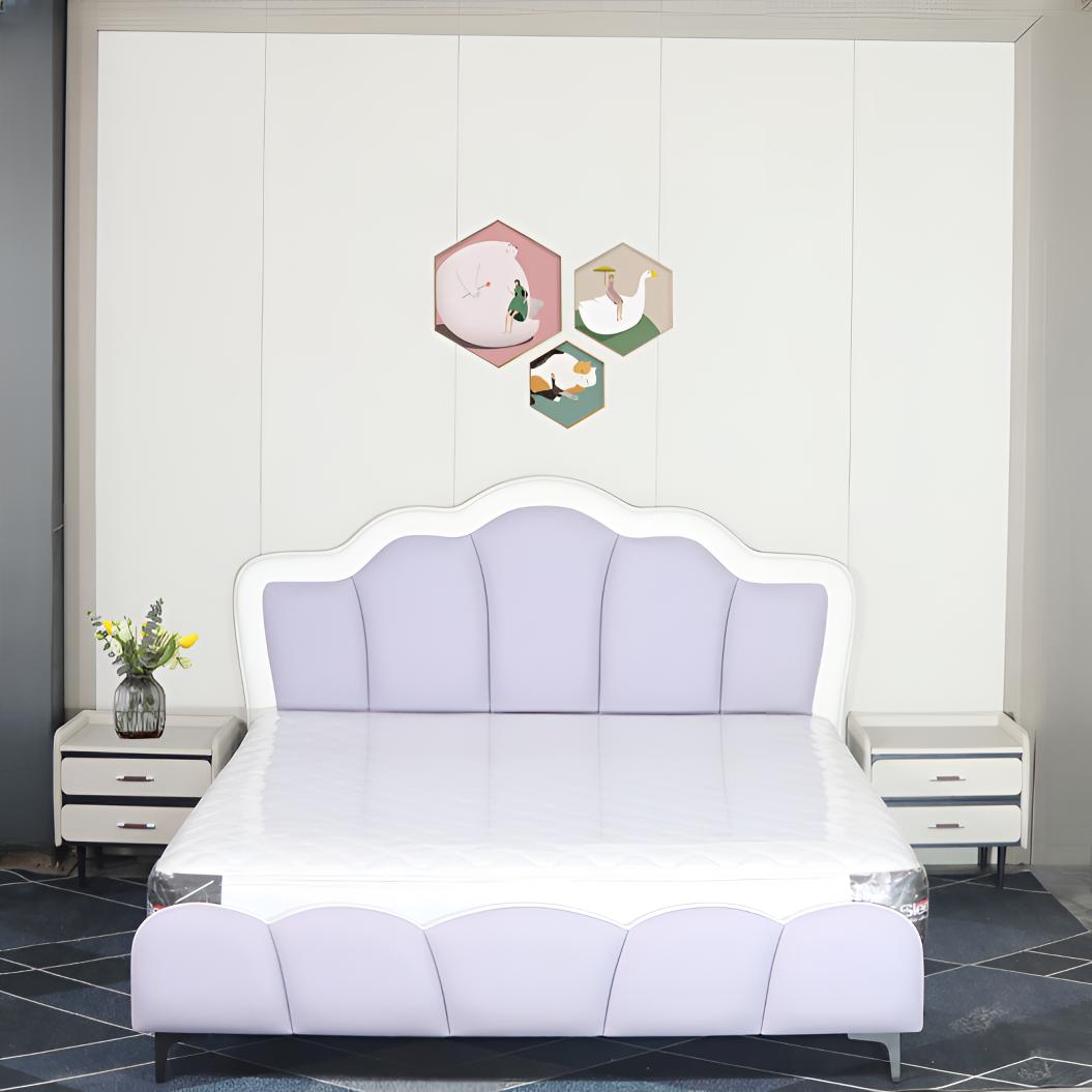 NINDA SERRA ZJ-B01 儿童款贝壳儿童床紫色梦幻公主床